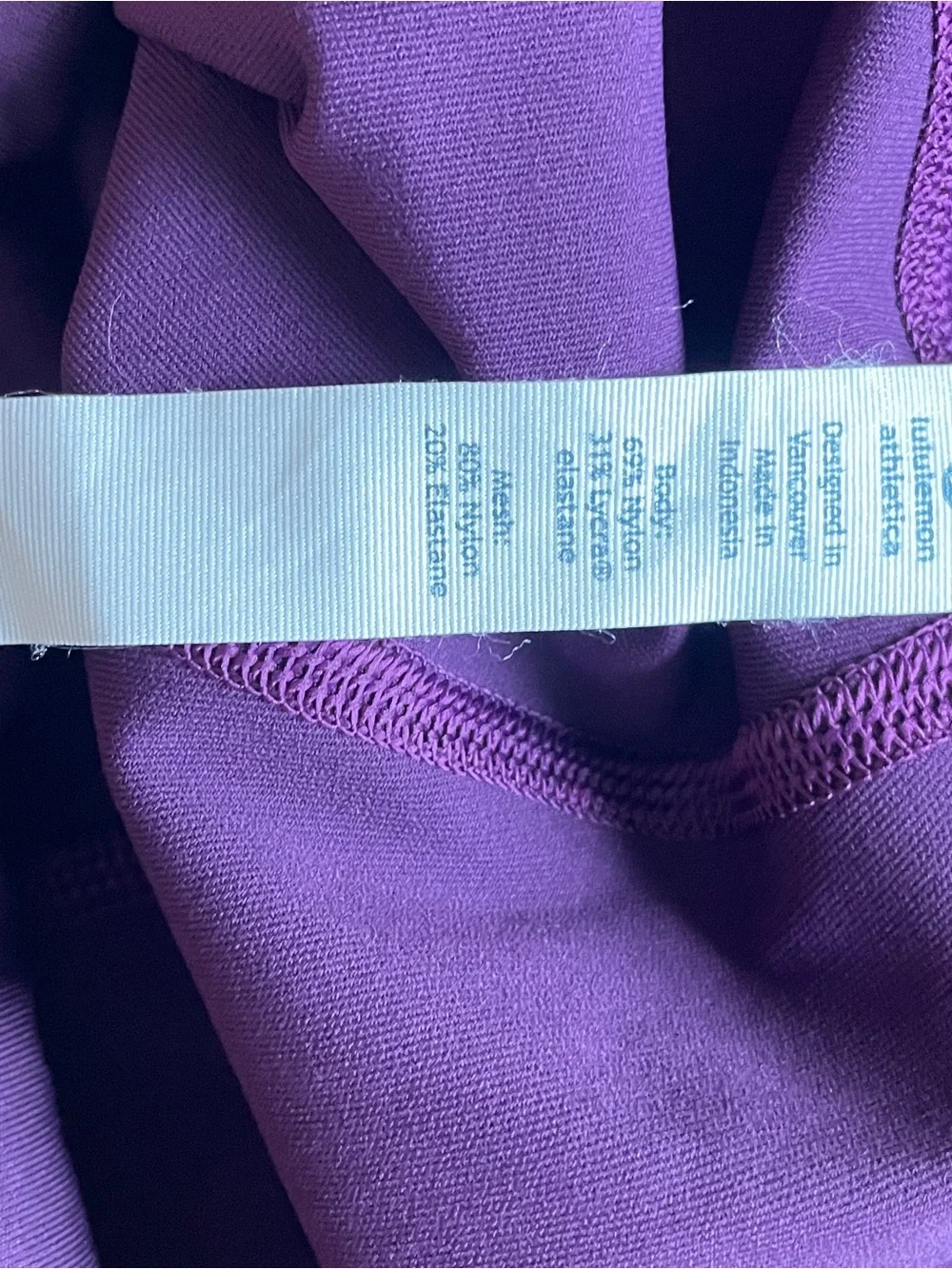 lululemon athletica Plum High-Waist Performance Leggings